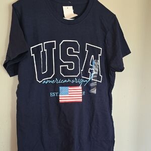 Zoe & Liv USA Patriotic T Shirt